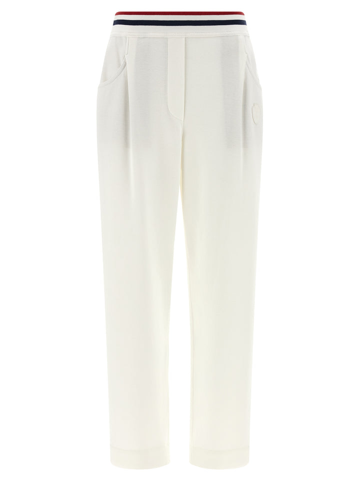Brunello Cucinelli White Cotton Joggers (Workout Pants)