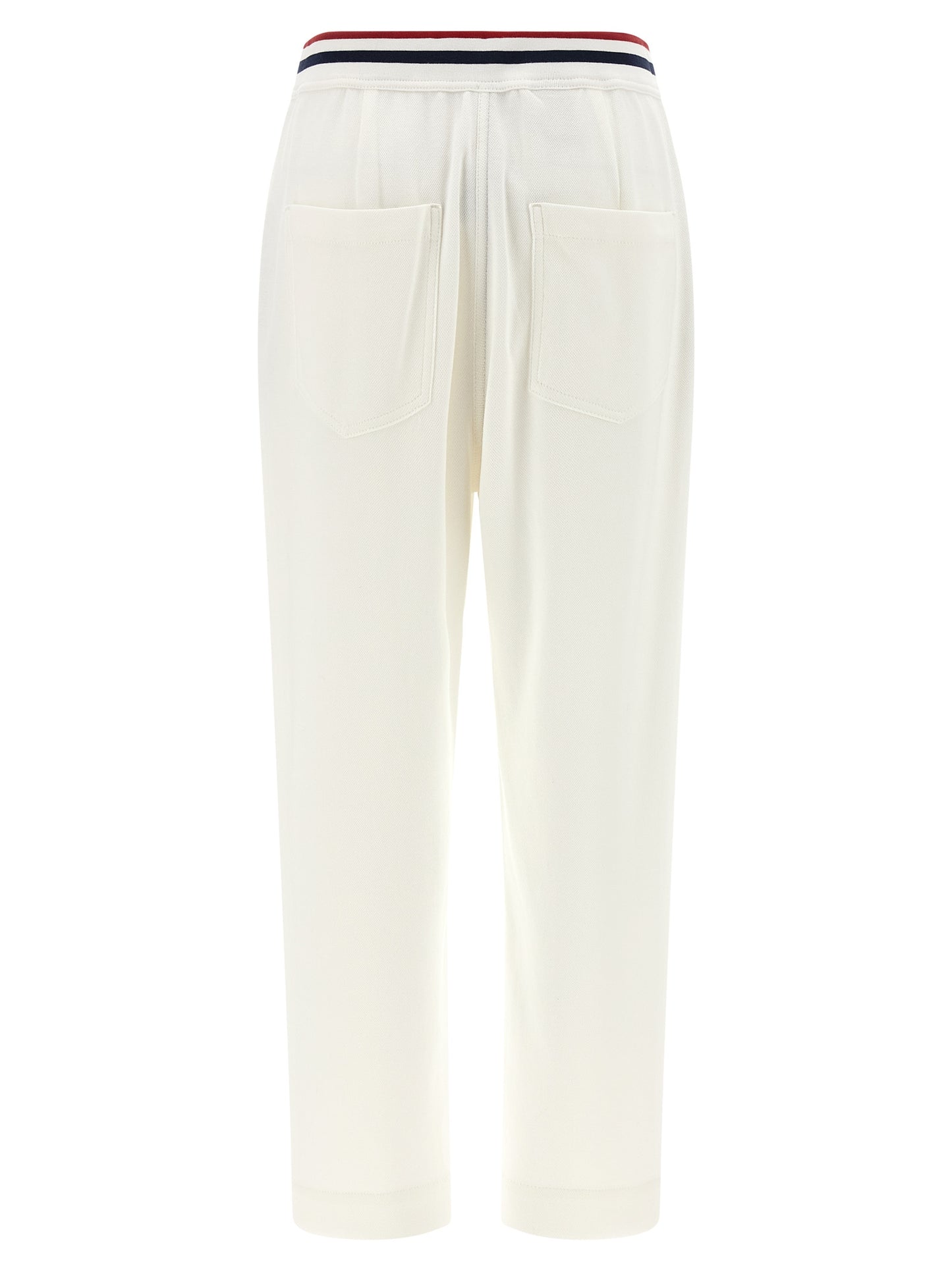 Brunello Cucinelli White Cotton Joggers (Workout Pants)