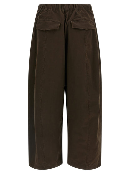Entire Studios Brown Cotton Casual Pants