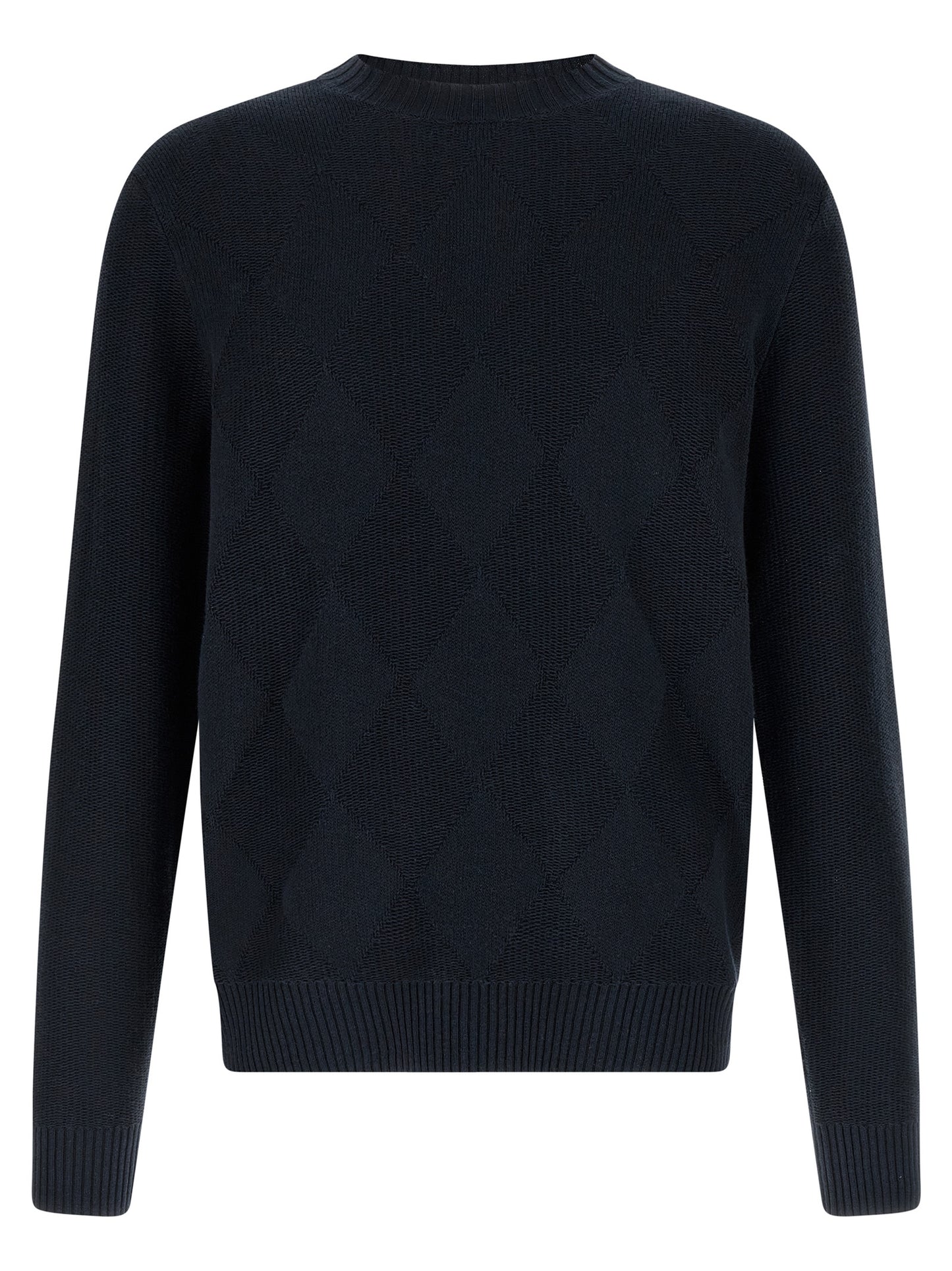 Ballantyne Blue Cotton Cardigan