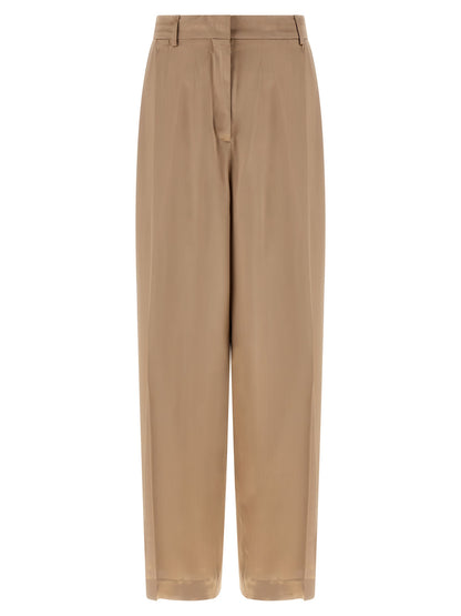 Fabiana Filippi Beige Viscose Casual Pants