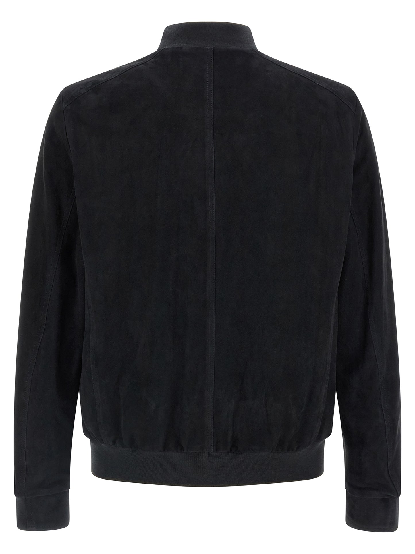 MooRER Blue Lamb Leather Leather Jacket