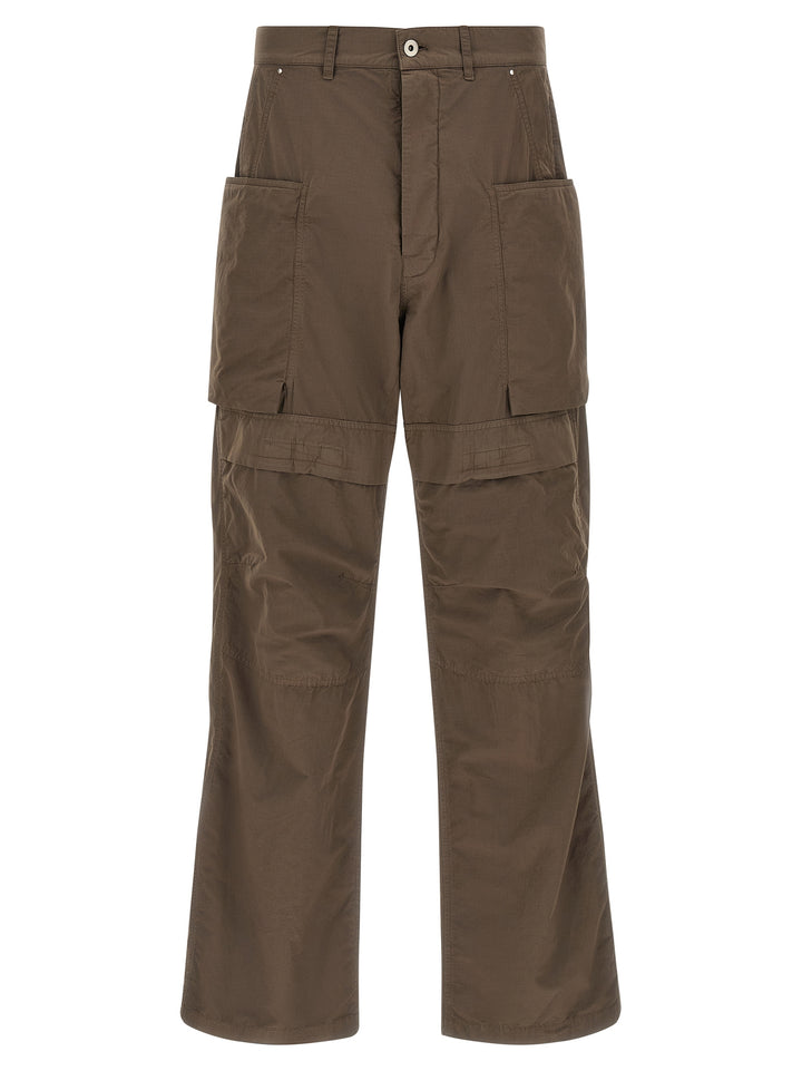 DRKSHDW Brown Cotton Cargo Pants