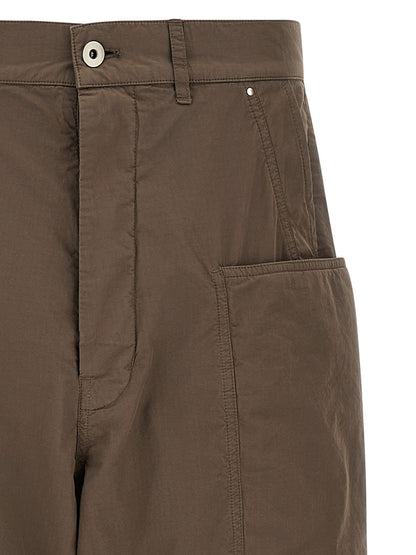 DRKSHDW Brown Cotton Cargo Pants