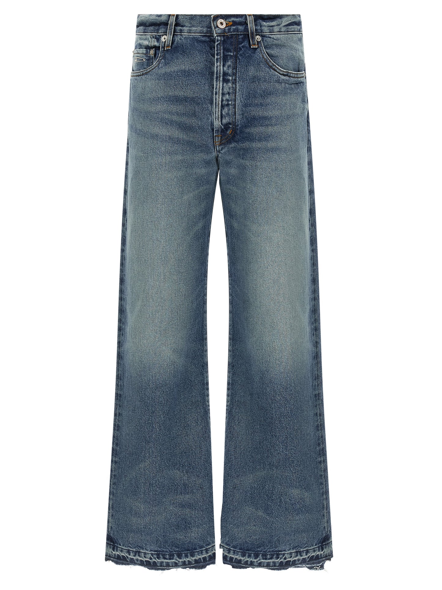 GALLERY DEPT. Blue Cotton Jeans Denim