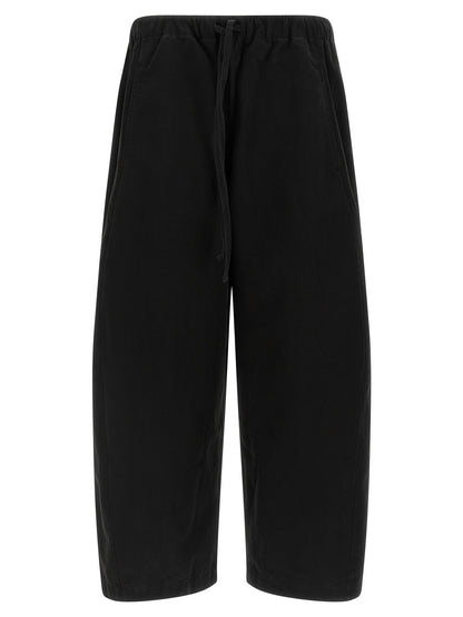 Entire Studios Black Cotton Casual Pants