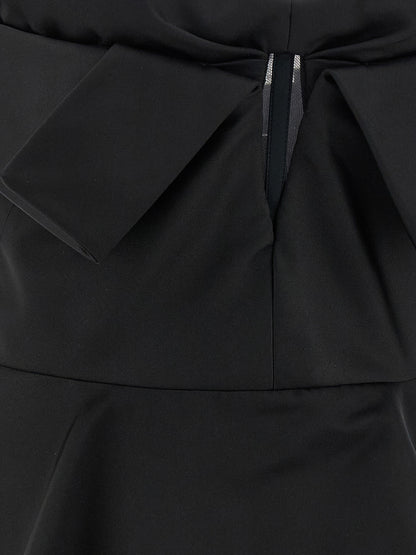 Alexander McQueen Black Polyester Tank Tops