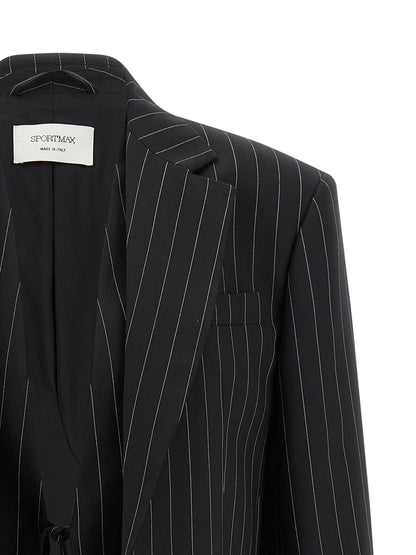 Sportmax Black Wool Blazer