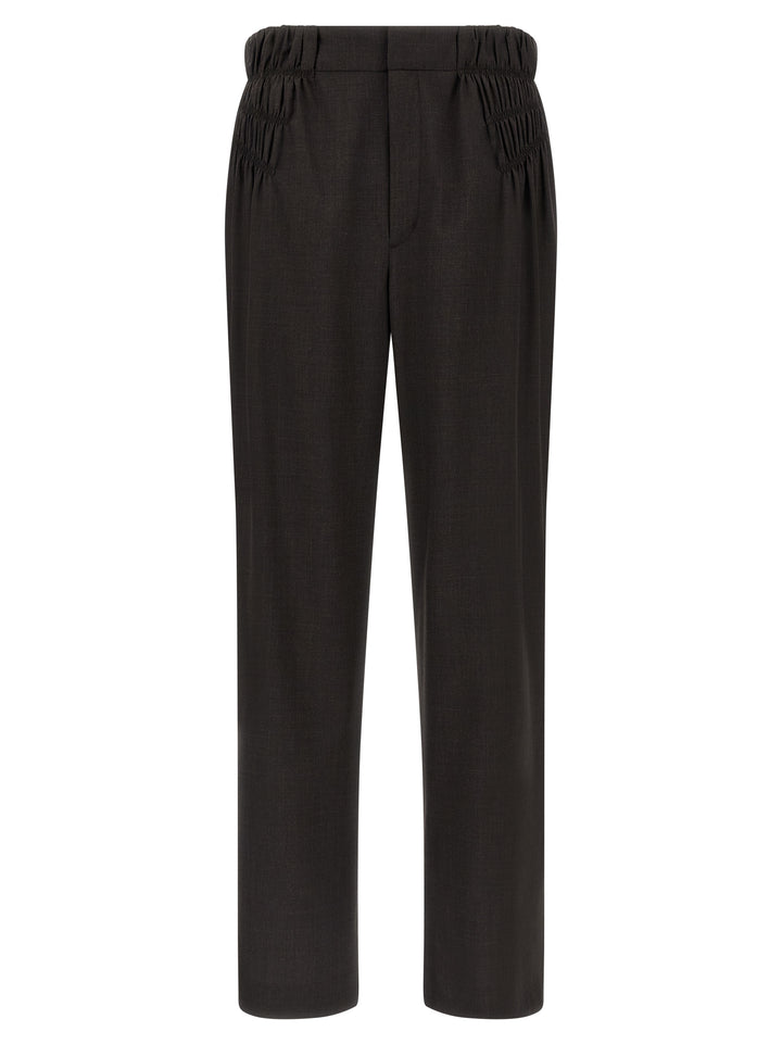 Kiko Kostadinov Brown Virgin Wool Casual Pants