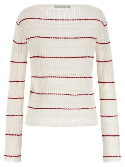 Max Mara White Silk Cardigan