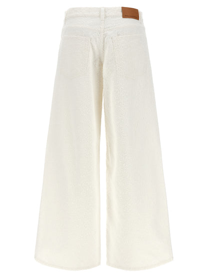 Stella McCartney White Cotton Jeans Denim