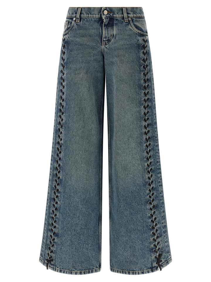 Stella McCartney Blue Cotton Jeans Denim