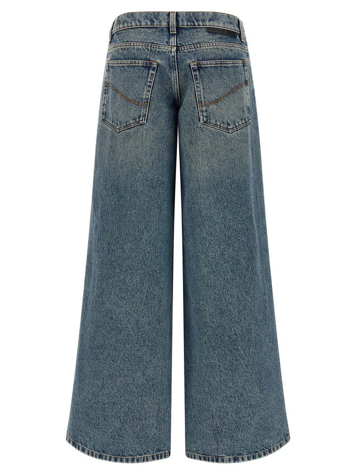 Stella McCartney Blue Cotton Jeans Denim