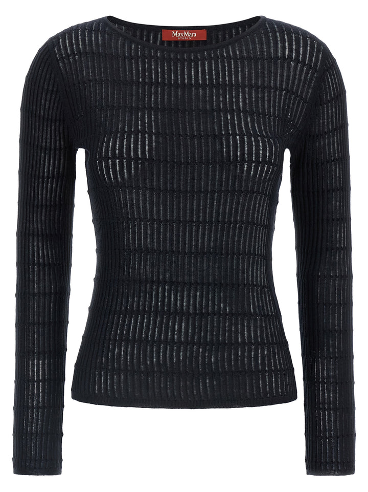 Max Mara Blue Silk Cardigan