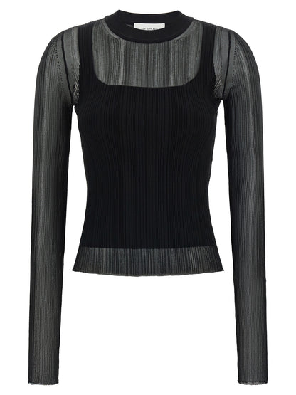 Sportmax Black Viscose Cardigan
