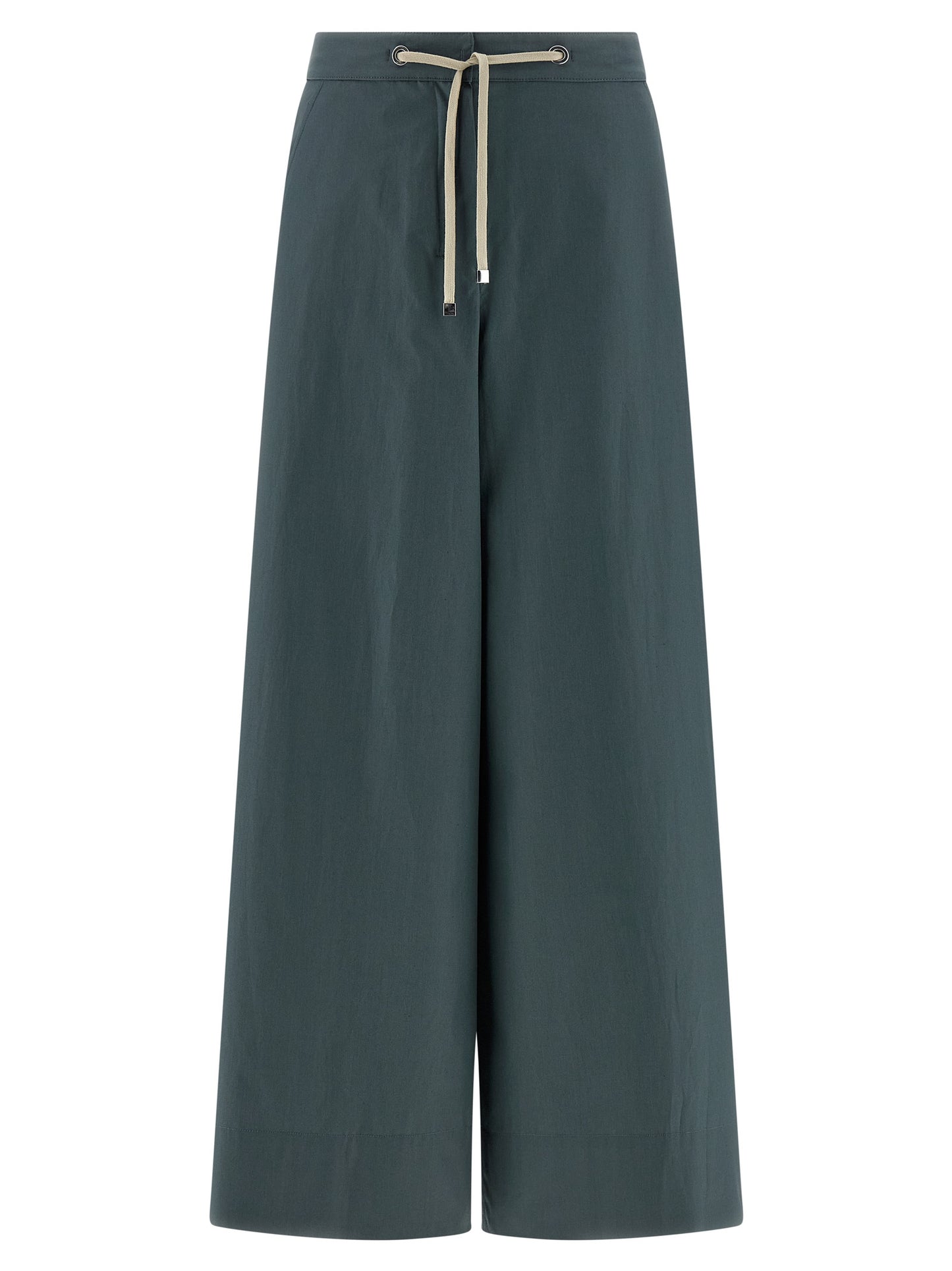 'S Max Mara Blue Cotton Flared Pants