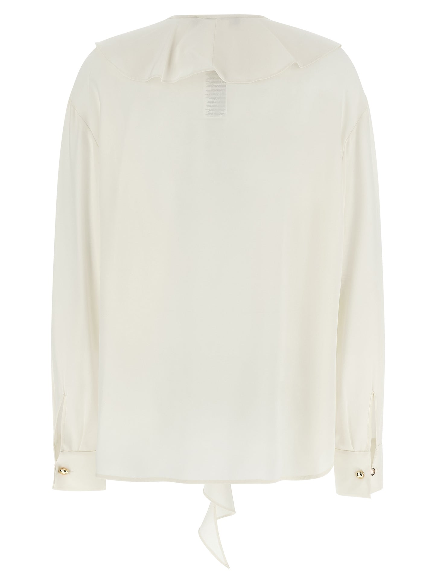 Max Mara White Silk Blouse