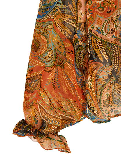 Etro Multicolor Silk Blouse