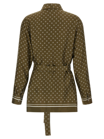 Max Mara Bicolor Silk Blouse