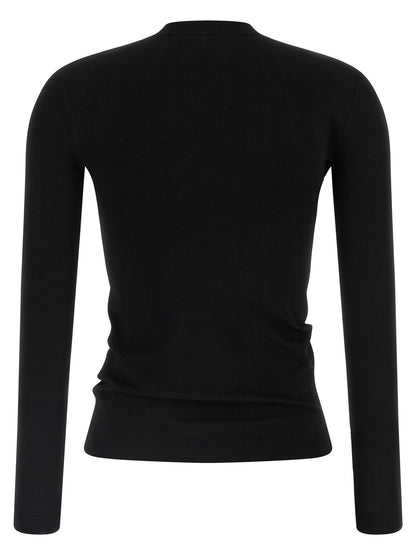 Valentino Garavani Black Viscose Cardigan