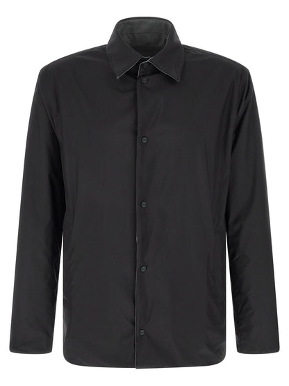 Herno Gray Polyester Full-Length Jacket
