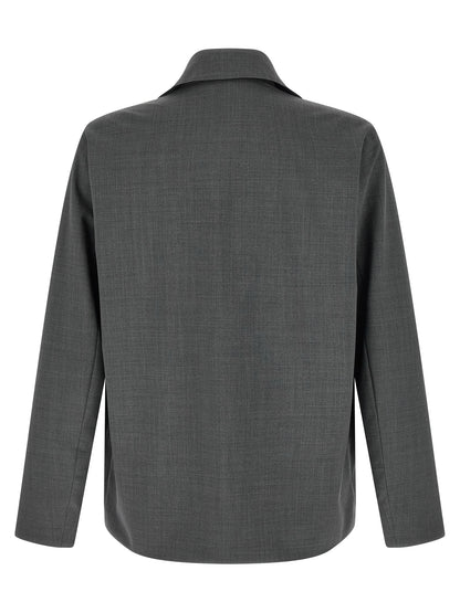 Herno Gray Polyester Full-Length Jacket