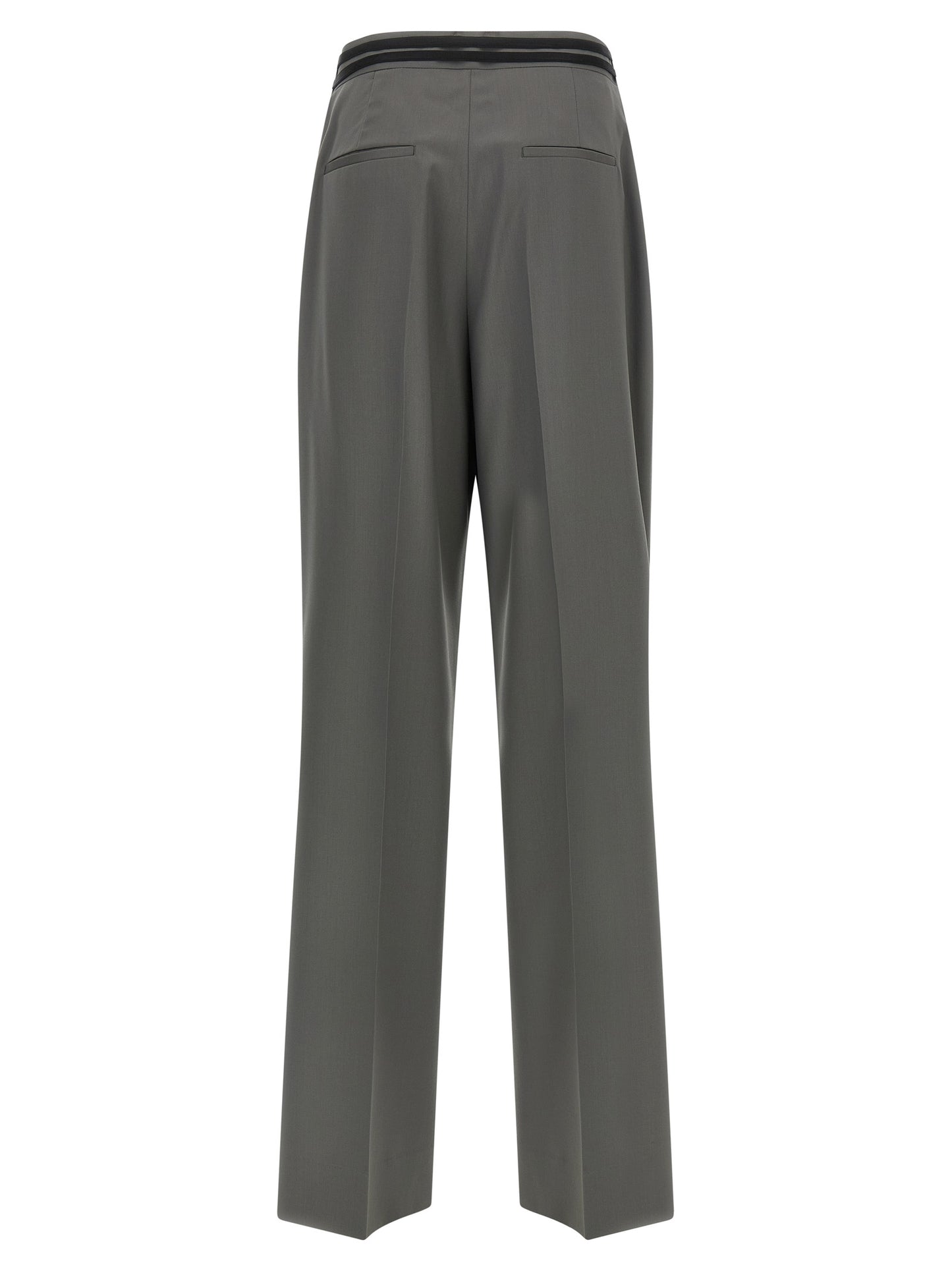 Armarium Gray Virgin Wool Dress Pants