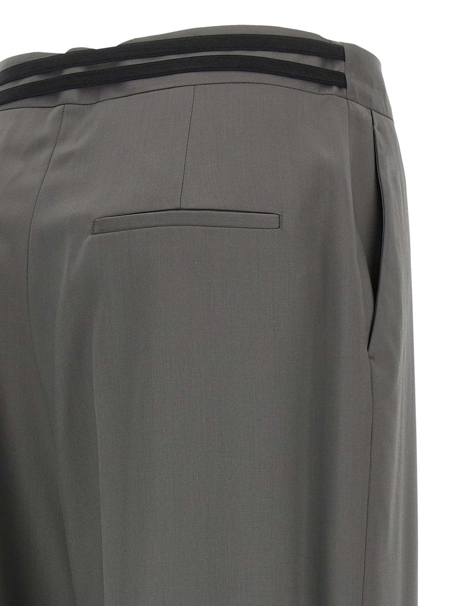 Armarium Gray Virgin Wool Dress Pants