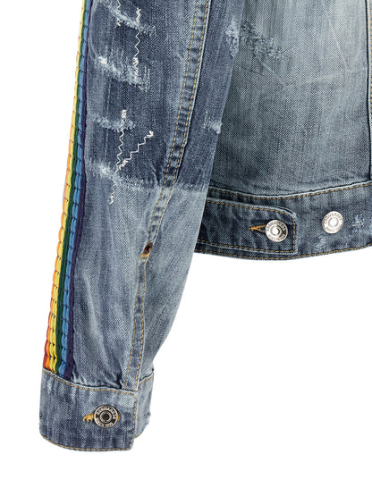 Dsquared² Blue Cotton Denim Jacket