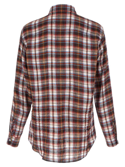 Dsquared² Multicolor Linen Blouse