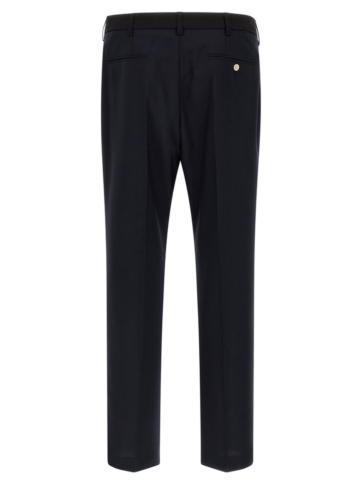 Marni Blue Virgin Wool Casual Pants