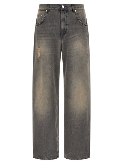 SÉFR Black Cotton Jeans Denim