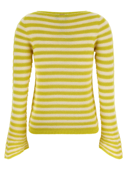 Twinset Bicolor Cotton Cardigan