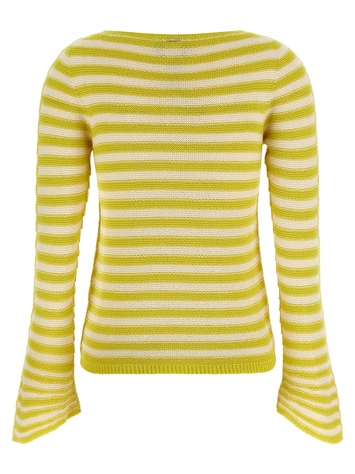 Twinset Bicolor Cotton Cardigan