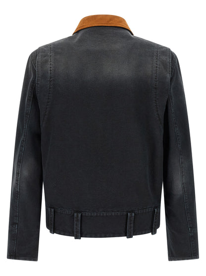 Marni Gray Cotton Denim Jacket