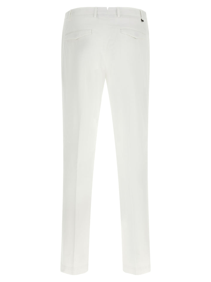 PT Torino White Cotton Dress Pants