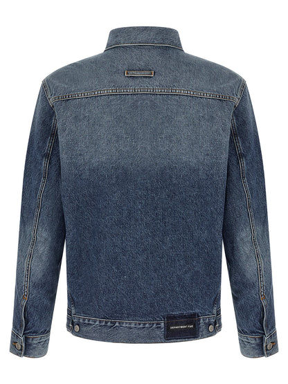 Department 5 Blue Cotton Denim Jacket