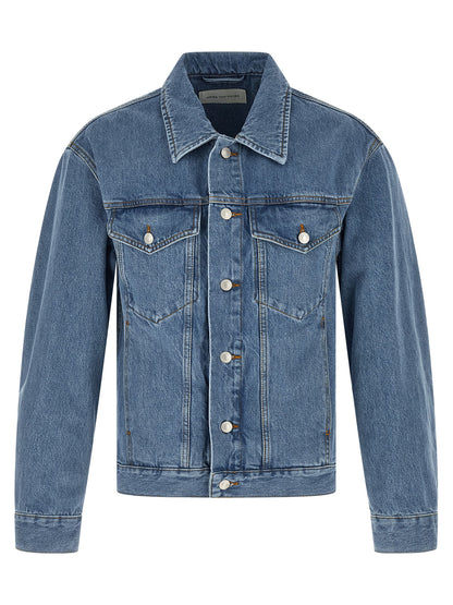 Dries Van Noten Blue Cotton Denim Jacket