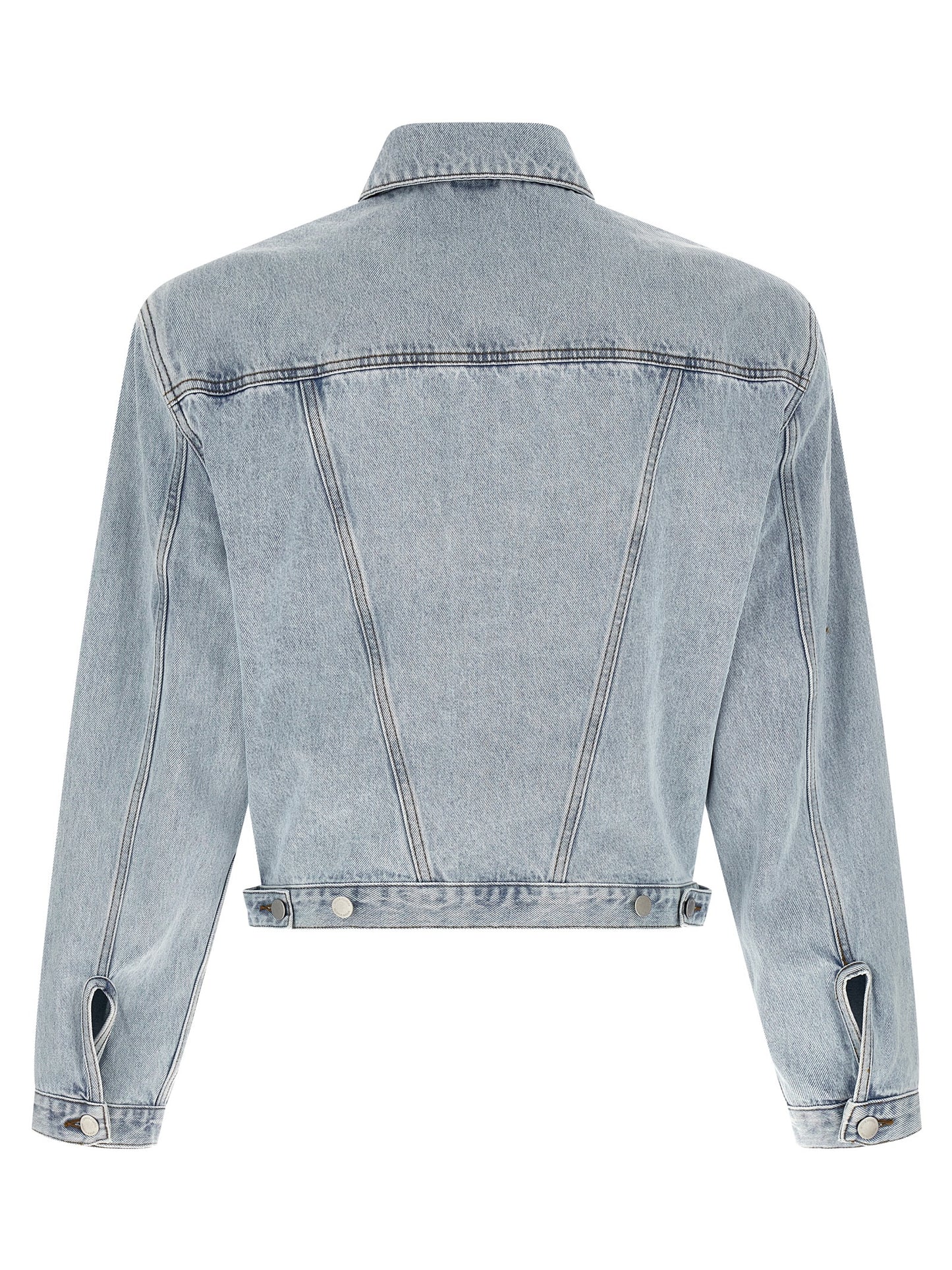 Entire Studios Blue Cotton Denim Jacket