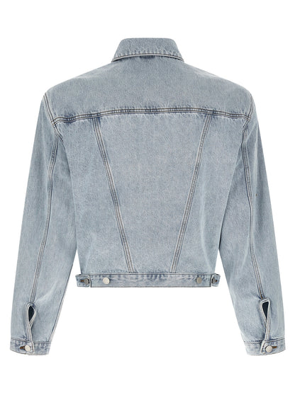 Entire Studios Blue Cotton Denim Jacket