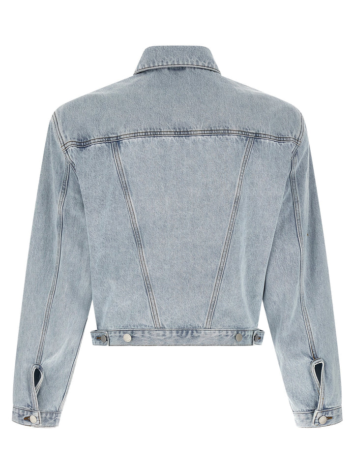 Entire Studios Blue Cotton Denim Jacket