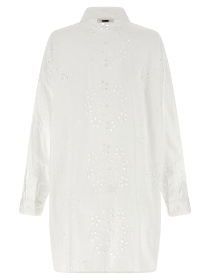 Herno White Cotton Blouse