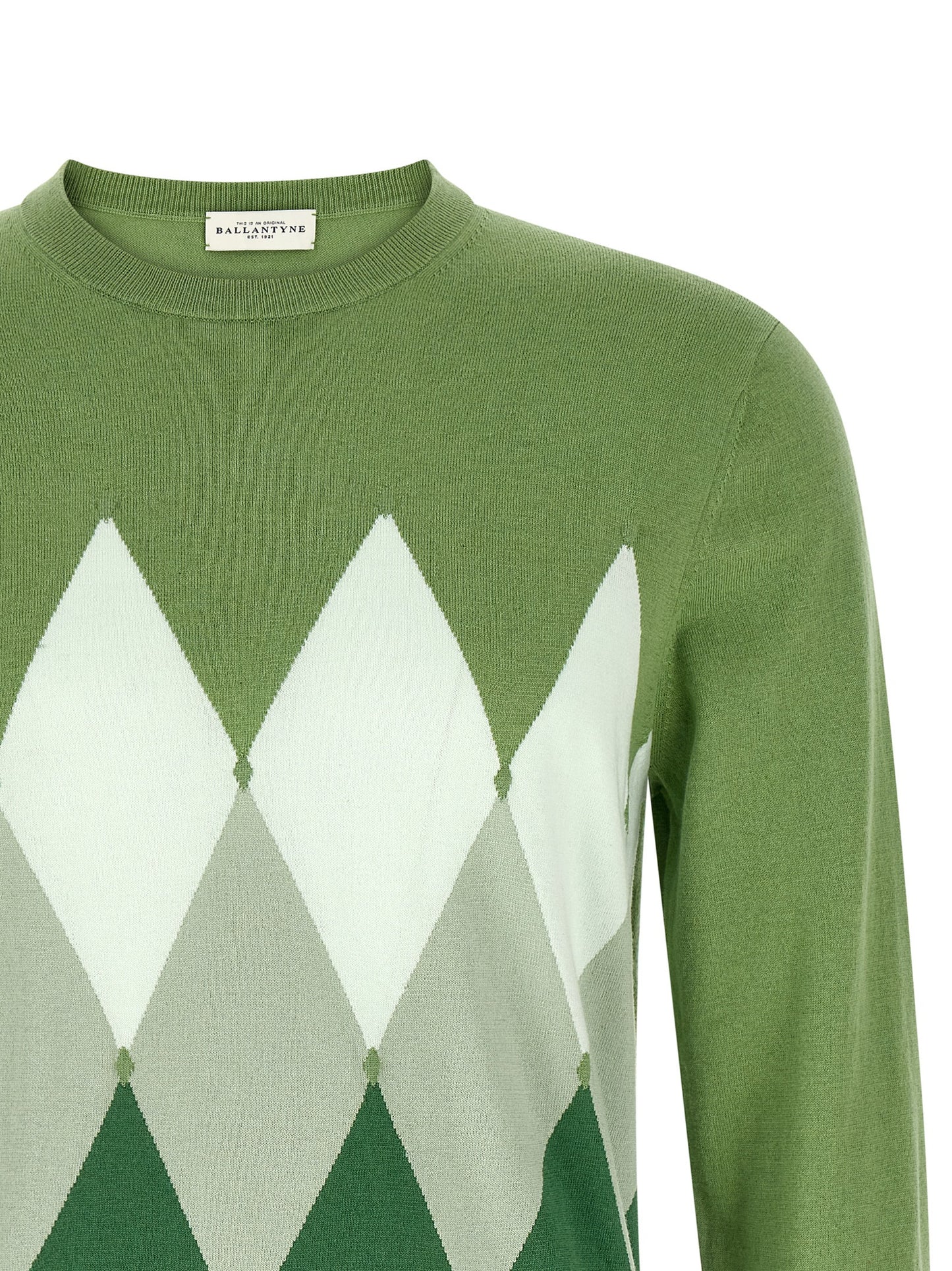 Ballantyne Bicolor Cotton Cardigan