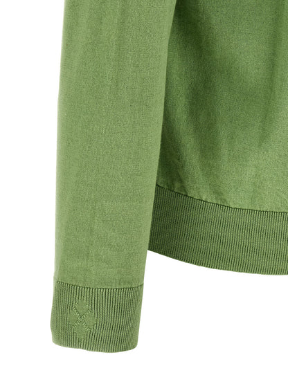 Ballantyne Bicolor Cotton Cardigan
