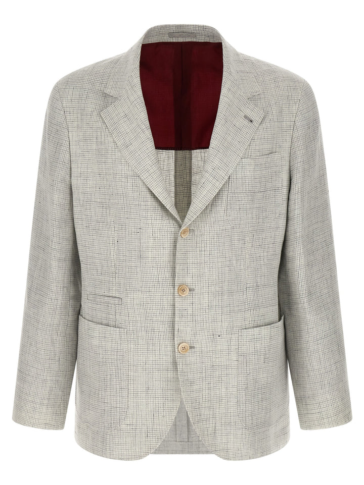 Brunello Cucinelli Beige Linen Blazer
