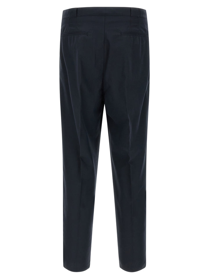 Brunello Cucinelli Blue Cotton Chino Pants