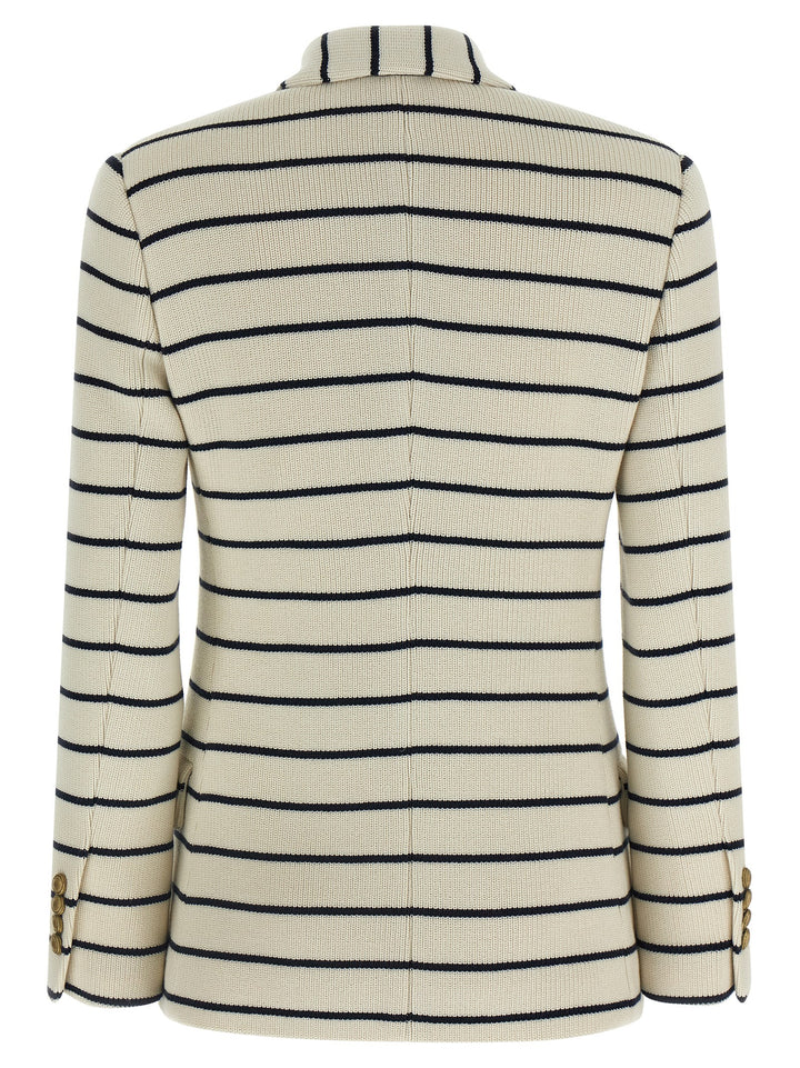 Brunello Cucinelli Blue Cotton Blazer