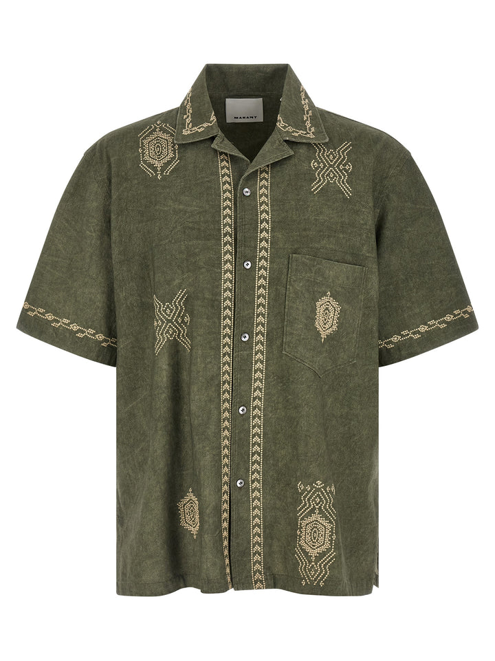 Isabel Marant Bicolor Cotton Blouse
