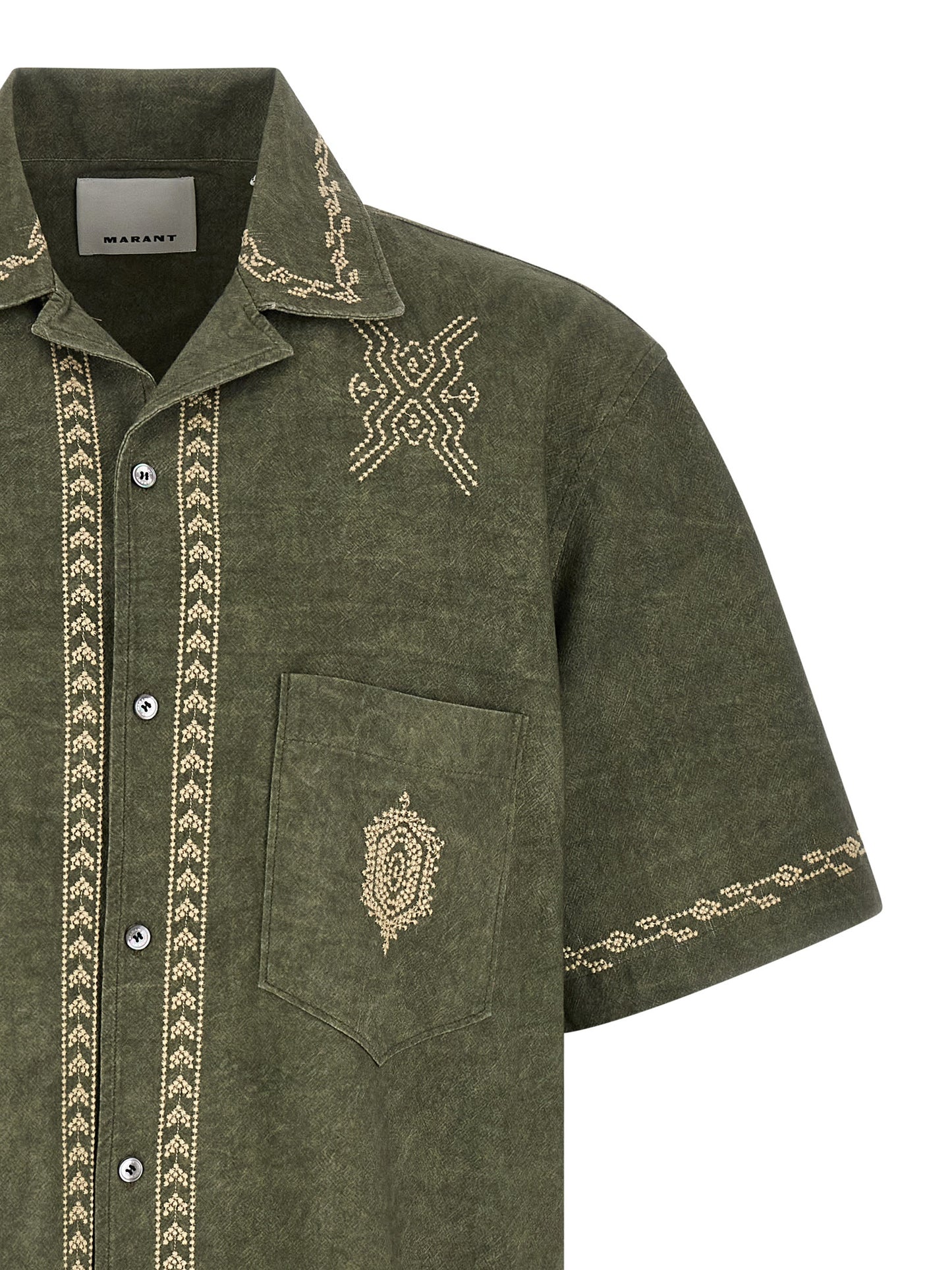 Isabel Marant Bicolor Cotton Blouse