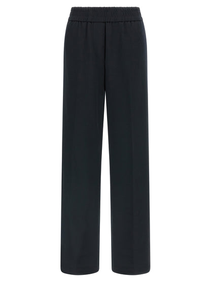Peserico Blue Cotton Casual Pants